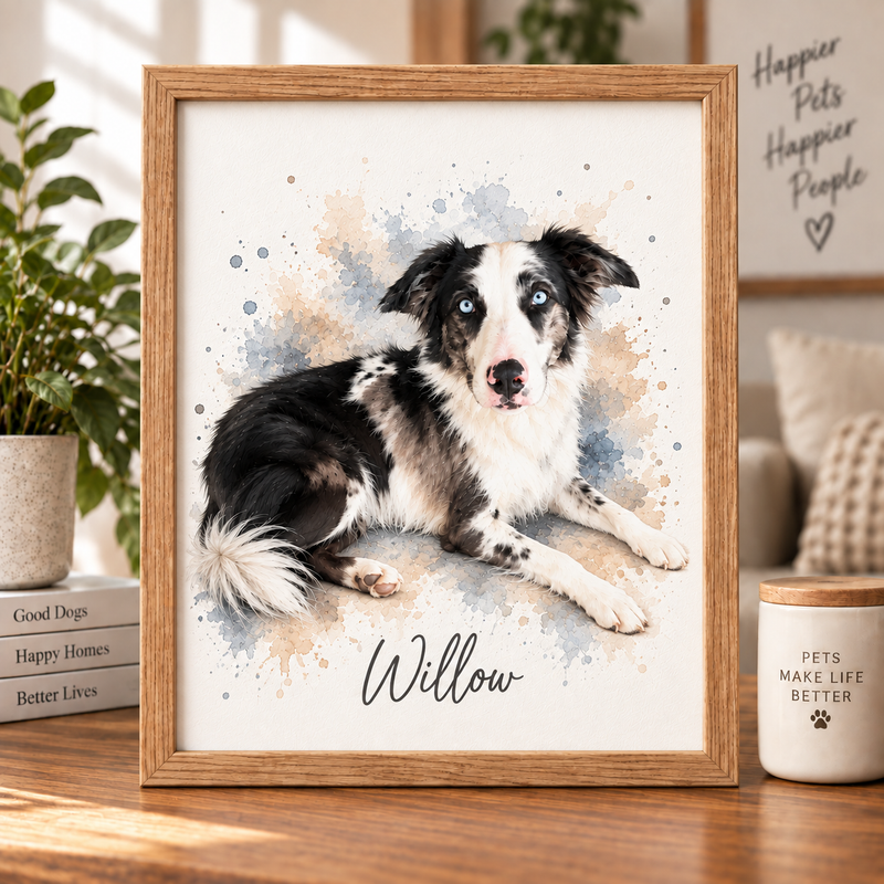 Watercolour Pet Portrait